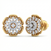 18K Gold & Diamond Women Stud Earring KRB40045E