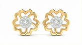 18K Gold & Diamond Women Stud Earring KRA40180E