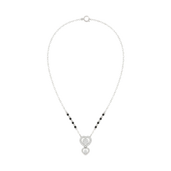 Gold & Diamond Heart Mangalsutra For Women KRC50126