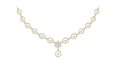 14K Gold & Diamond Lightweight Necklace Set KRH44039N-A