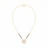 18K Gold & Diamond Beaded Mangalsutra For Women KRE90117