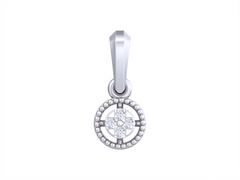 18K Gold & Diamond Dailywear Pendant KSK124