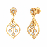 14K Gold & Diamond Women Dangler Earring KRB44116E