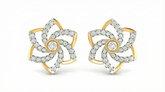 18K Gold & Diamond Women Engagement Earring KRA40153E
