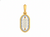 18K Gold & Diamond Dailywear Pendant KSK088