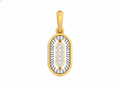 18K Gold & Diamond Dailywear Pendant KSK088