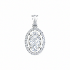 18K Gold & Diamond Partywear Pendant Set KRB40026P