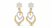 14K Gold & Diamond Women Dangler Earring KRI44028E
