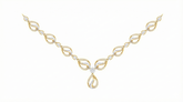 14K Gold & Diamond Lightweight Necklace Set KRI44012N