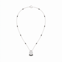 Gold & Diamond Beaded Mangalsutra For Women KRC50134