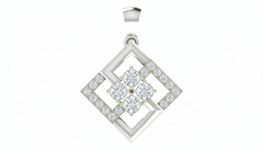 18K Gold & Diamond Floral PENDANT SET KRA40011P