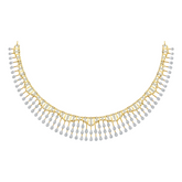 14K Gold & Diamond Choker Necklace Set KRB44185N