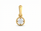 18K Gold & Diamond Dailywear Pendant KSK121