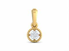 18K Gold & Diamond Dailywear Pendant KSK121