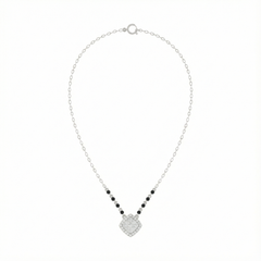 18K Gold & Diamond Beaded Mangalsutra For Women KRE90175