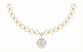 14K Gold & Diamond Women Dailywear Necklace Set KRB44074N-A