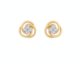18K Gold & Diamond Women Stud Earring KRK30043