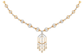14K Gold & Diamond Dailywear Necklace Set KRB44110N