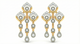 14K Gold & Diamond Women Earring KRB44113E-A