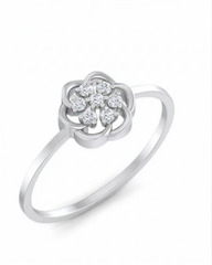 18K Gold & Diamond Dailywear Ring For Women KLR-119