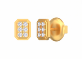 Gold & Diamond Women Stud Earring KRC30189