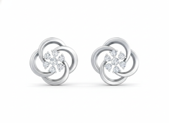 18K Gold & Diamond Women Stud Earring KRK40089E