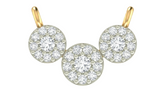 Gold & Diamond Round Mangalsutra For Women KRC50076
