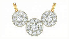 18K Gold & Diamond Round Mangalsutra For Women KRA90149