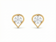 18K Gold & Diamond Women Stud Earring KRK30036