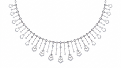 14K Gold & Diamond Choker Necklace Set KRB44123N
