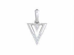18K Gold & Diamond Dailywear Pendant KSK129