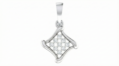 18K Gold & Diamond Dailywear Pendant Set KRA40082P