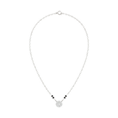 Gold & Diamond Beaded Mangalsutra For Women KRC50092