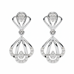 14K Gold & Diamond Women Dangler Earring KRH44033E