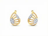 18K Gold & Diamond Women Stud Earring KRK30029