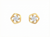 18K Gold & Diamond Women Engagement Earring KRK30048