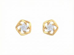18K Gold & Diamond Women Engagement Earring KRK30048