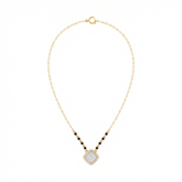 18K Gold & Diamond Beaded Mangalsutra For Women KRE90175