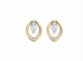 18K Gold & Diamond Women Engagement Earring KFK30013