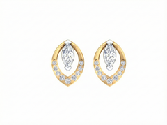 18K Gold & Diamond Women Engagement Earring KFK30013