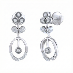 14K Gold & Diamond Women Dangler Earring KRB44089E