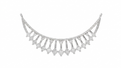 Gold & Diamond Floral Mangalsutra For Women KRC50179