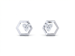 18K Gold & Diamond Women Stud Earring KRK30042