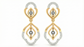 14K Gold & Diamond Women Dangler Earring KRA44179E