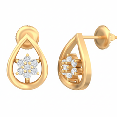 18K Gold & Diamond Women Earring KRB40052E