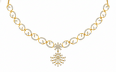 14K Gold & Diamond Dailywear Necklace Set KRB44076N