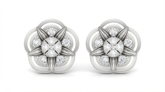 18K Gold & Diamond Women Stud Earring KRA40141E