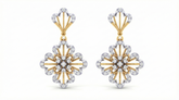 14K Gold & Diamond Women Engagement Earring KRI44001E