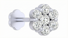 18K Gold & Diamond Stud Nose Pin KRA50027