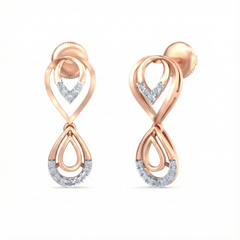 14K Gold & Diamond Women Dangler Earring KRB44094E-A
